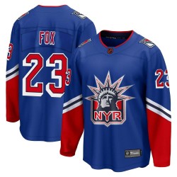 Adam Fox New York Rangers Youth Fanatics Branded Royal Breakaway Special Edition 2.0 Jersey