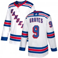 Adam Graves New York Rangers Men's Adidas Authentic White Jersey