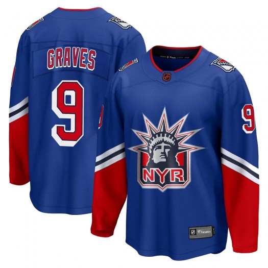 Adam Graves New York Rangers Men's Fanatics Branded Royal Breakaway Special Edition 2.0 Jersey