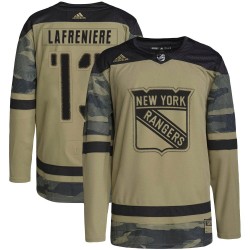 Alexis Lafreniere New York Rangers Youth Adidas Authentic Camo Military Appreciation Practice Jersey