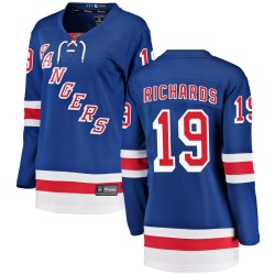 Brad Richards New York Rangers Women's Fanatics Branded Blue Breakaway Home Jersey