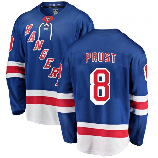 Brandon Prust New York Rangers Youth Fanatics Branded Blue Breakaway Home Jersey