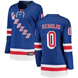 Brandon Scanlin New York Rangers Women's Fanatics Branded Blue Breakaway Home Jersey