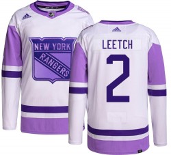 Brian Leetch New York Rangers Men's Adidas Authentic Hockey Fights Cancer Jersey