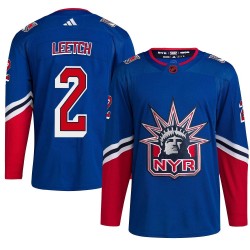 Brian Leetch New York Rangers Men's Adidas Authentic Royal Reverse Retro 2.0 Jersey