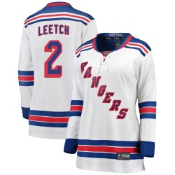 Brian Leetch New York Rangers Women's Fanatics Branded White Breakaway Away Jersey