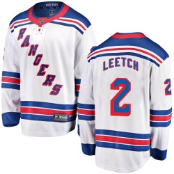 Brian Leetch New York Rangers Youth Fanatics Branded White Breakaway Away Jersey