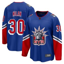 Chris Nilan New York Rangers Men's Fanatics Branded Royal Breakaway Special Edition 2.0 Jersey