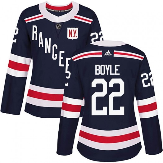 Dan Boyle New York Rangers Women's Adidas Authentic Navy Blue 2018 Winter Classic Home Jersey