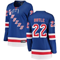 Dan Boyle New York Rangers Women's Fanatics Branded Blue Breakaway Home Jersey