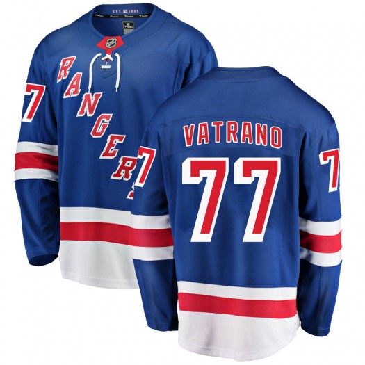 Frank Vatrano New York Rangers Men's Fanatics Branded Blue Breakaway Home Jersey