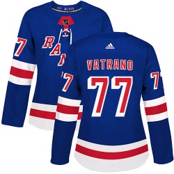 Frank Vatrano New York Rangers Women's Adidas Authentic Royal Blue Home Jersey