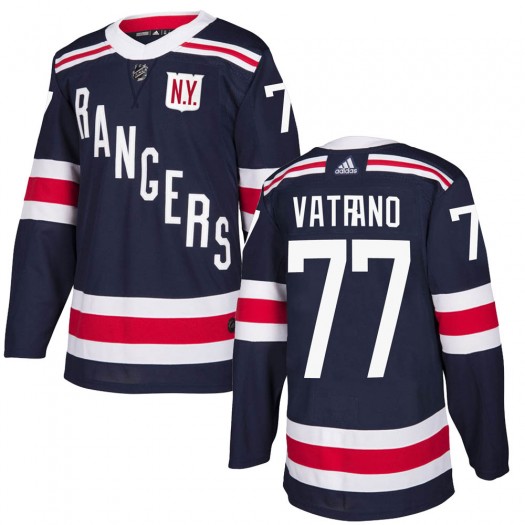Frank Vatrano New York Rangers Youth Adidas Authentic Navy Blue 2018 Winter Classic Home Jersey