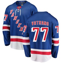 Frank Vatrano New York Rangers Youth Fanatics Branded Blue Breakaway Home Jersey