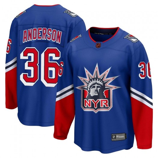 Glenn Anderson New York Rangers Men's Fanatics Branded Royal Breakaway Special Edition 2.0 Jersey