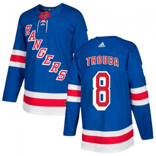 Jacob Trouba New York Rangers Men's Adidas Authentic Royal Blue Home Jersey