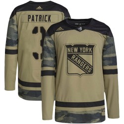 James Patrick New York Rangers Youth Adidas Authentic Camo Military Appreciation Practice Jersey