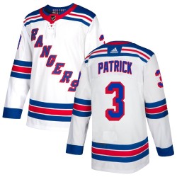 James Patrick New York Rangers Youth Adidas Authentic White Jersey