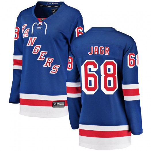 Jaromir Jagr New York Rangers Women's Fanatics Branded Blue Breakaway Home Jersey