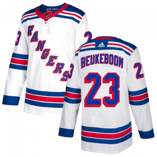 Jeff Beukeboom New York Rangers Youth Adidas Authentic White Jersey