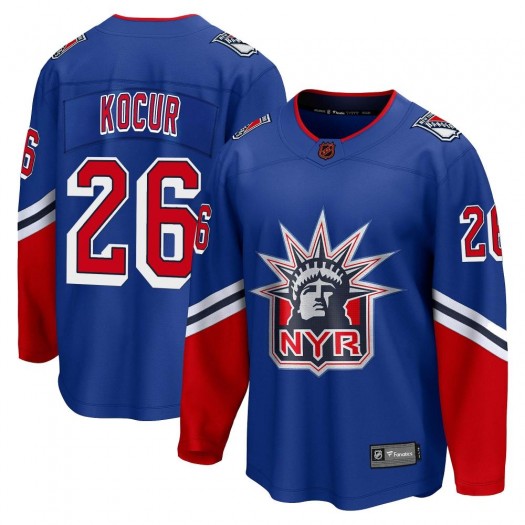 Joe Kocur New York Rangers Men's Fanatics Branded Royal Breakaway Special Edition 2.0 Jersey