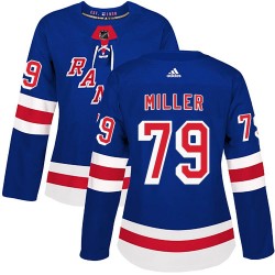K'Andre Miller New York Rangers Women's Adidas Authentic Royal Blue Home Jersey