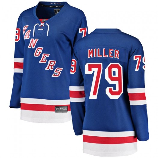 K'Andre Miller New York Rangers Women's Fanatics Branded Blue Breakaway Home Jersey