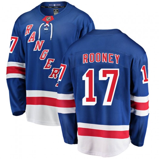 Kevin Rooney New York Rangers Men's Fanatics Branded Blue Breakaway Home Jersey