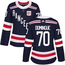 Louis Domingue New York Rangers Women's Adidas Authentic Navy Blue 2018 Winter Classic Home Jersey