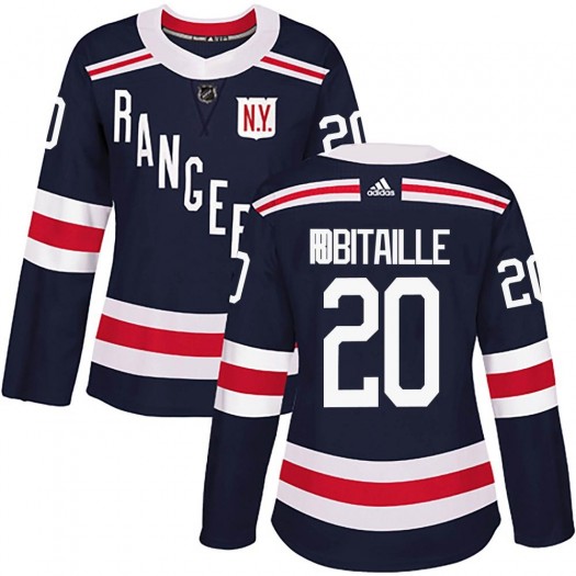Luc Robitaille New York Rangers Women's Adidas Authentic Navy Blue 2018 Winter Classic Home Jersey