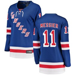 Mark Messier New York Rangers Women's Fanatics Branded Blue Breakaway Home Jersey