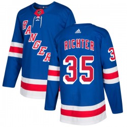 Mike Richter New York Rangers Men's Adidas Authentic Royal Jersey