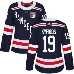 Nick Kypreos New York Rangers Women's Adidas Authentic Navy Blue 2018 Winter Classic Home Jersey