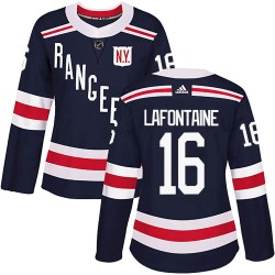 Pat Lafontaine New York Rangers Women's Adidas Authentic Navy Blue 2018 Winter Classic Home Jersey