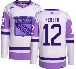 Patrik Nemeth New York Rangers Youth Adidas Authentic Hockey Fights Cancer Jersey
