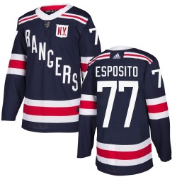 Phil Esposito New York Rangers Men's Adidas Authentic Navy Blue 2018 Winter Classic Home Jersey