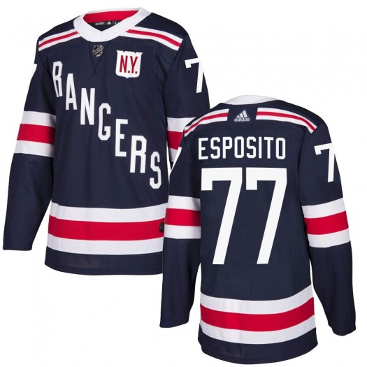 Phil Esposito New York Rangers Men's Adidas Authentic Navy Blue 2018 Winter Classic Home Jersey