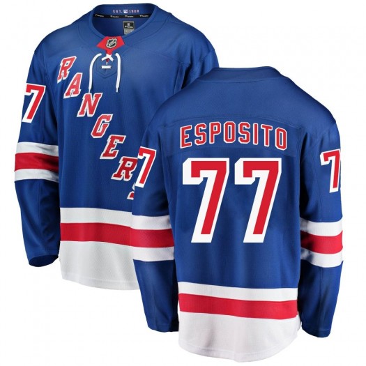 Phil Esposito New York Rangers Men's Fanatics Branded Blue Breakaway Home Jersey