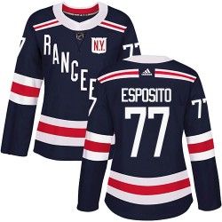 Phil Esposito New York Rangers Women's Adidas Authentic Navy Blue 2018 Winter Classic Home Jersey