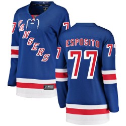 Phil Esposito New York Rangers Women's Fanatics Branded Blue Breakaway Home Jersey