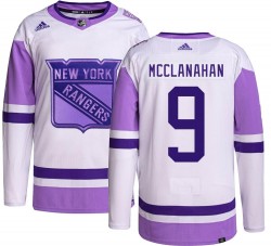 Rob Mcclanahan New York Rangers Men's Adidas Authentic Hockey Fights Cancer Jersey