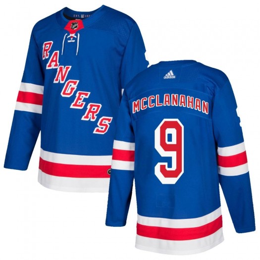 Rob Mcclanahan New York Rangers Men's Adidas Authentic Royal Blue Home Jersey