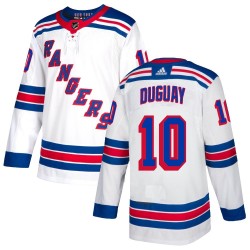 Ron Duguay New York Rangers Youth Adidas Authentic White Jersey