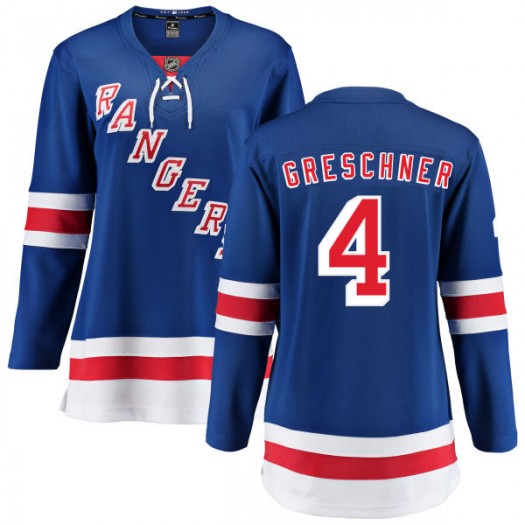 Ron Greschner New York Rangers Women's Fanatics Branded Blue Home Breakaway Jersey