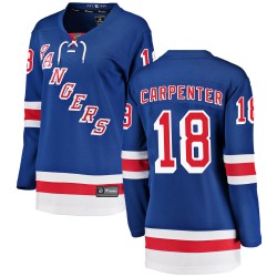 Ryan Carpenter New York Rangers Women's Fanatics Branded Blue Breakaway Home Jersey
