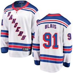 Sammy Blais New York Rangers Men's Fanatics Branded White Breakaway Away Jersey