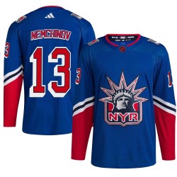 Sergei Nemchinov New York Rangers Men's Adidas Authentic Royal Reverse Retro 2.0 Jersey