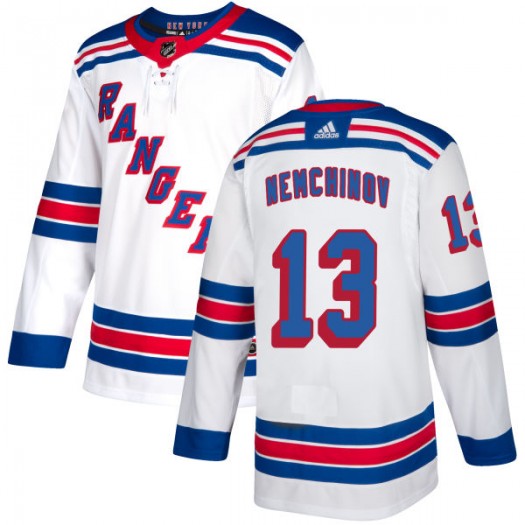 Sergei Nemchinov New York Rangers Men's Adidas Authentic White Jersey