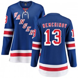 Sergei Nemchinov New York Rangers Women's Fanatics Branded Blue Home Breakaway Jersey