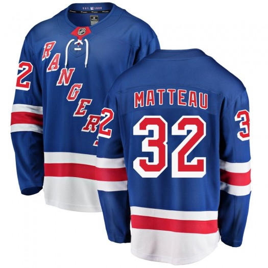 Stephane Matteau New York Rangers Men's Fanatics Branded Blue Breakaway Home Jersey